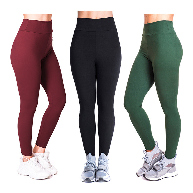 Yoga Pants Tight Fitting Cycling Pants High Waist Buttocks Leggings Outer Wear Women's Sports Pants