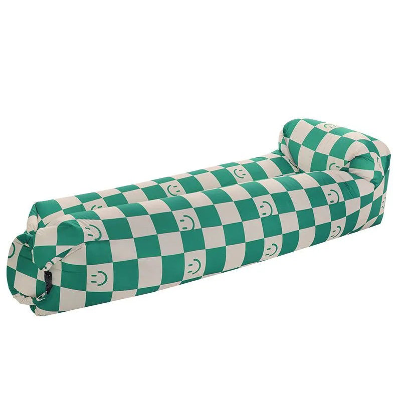 Outdoor lazy inflatable sofa, portable air mattress