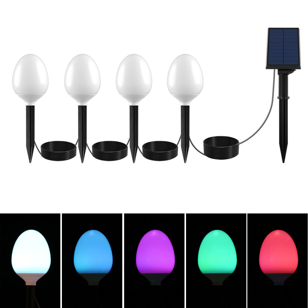 Solar Colorful RGB Lawn Lights