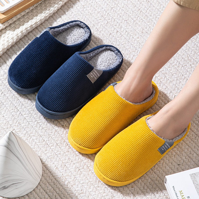 Cotton slippers for women in winter