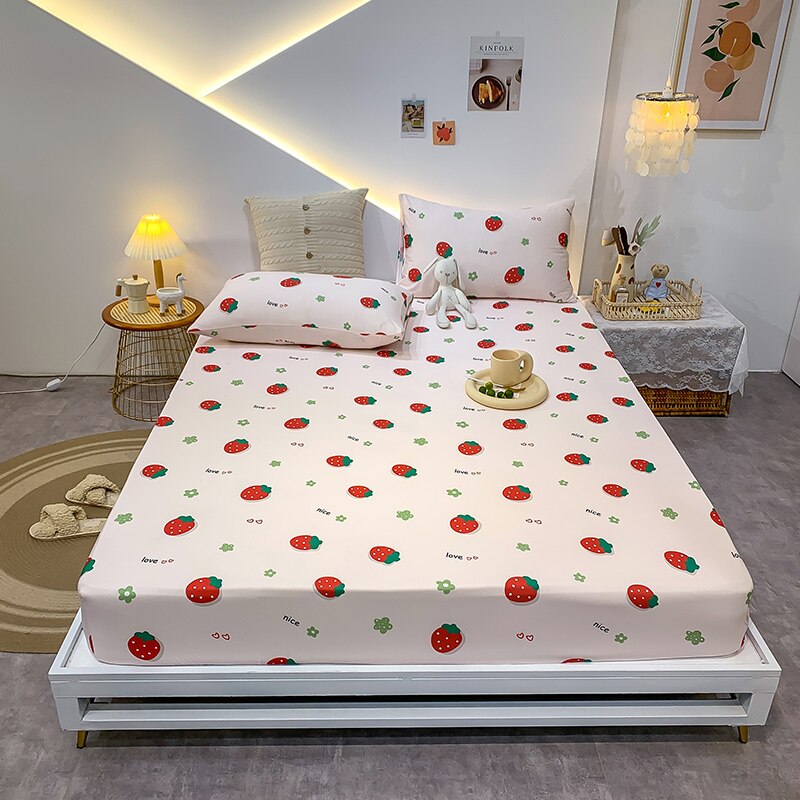 Cotton Elastic Bed Sheet