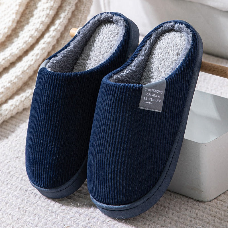 Cotton slippers for women in winter