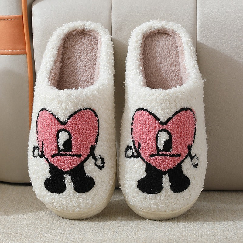 Lovable Thick soled Cartoon Slippers in Home