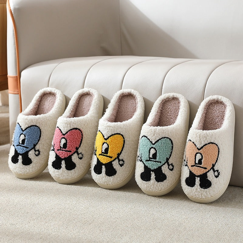 Lovable Thick soled Cartoon Slippers in Home