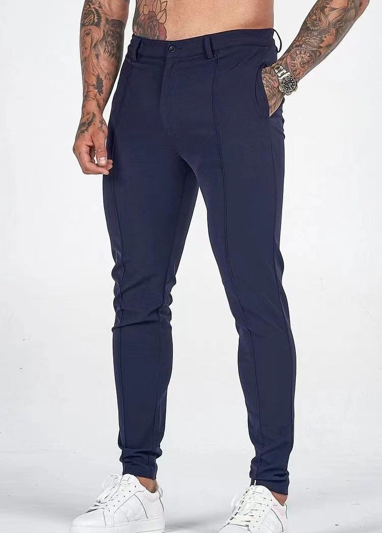 Hot selling casual pants in spring and summer, new men's outdoor slim fit pants, straight leg sports pants in summer