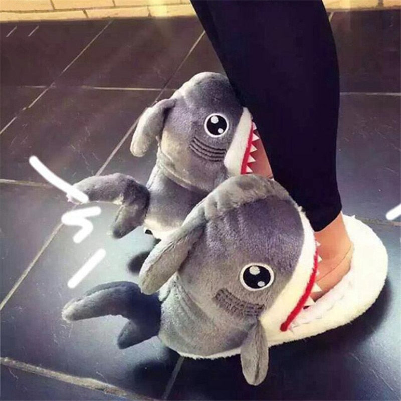 Unisex Fashion Shark Slipper