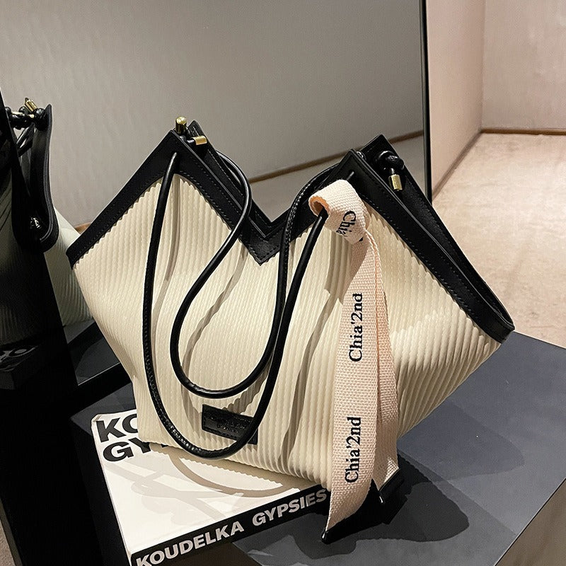 Casual Simple Big Bags For Women Large Capacity Pu Leather Tote Bags Bolsas Para Mujer Fashion Letter Designer Shoulder Handbags