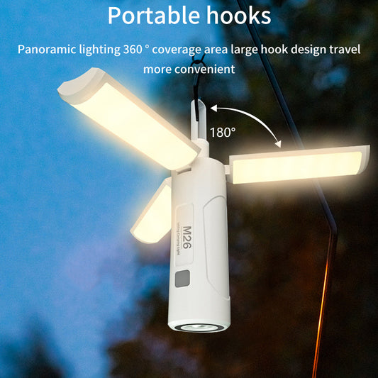 Multifunctional camping light, outdoor waterproof lighting