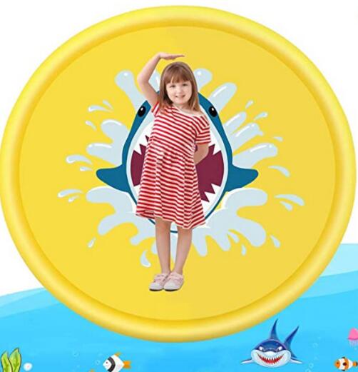 170 CM Summer Children's Baby Play Water Mat Games Beach Pad Lawn Inflatable Spray Water Cushion Toys Outdoor Tub Swiming Pool