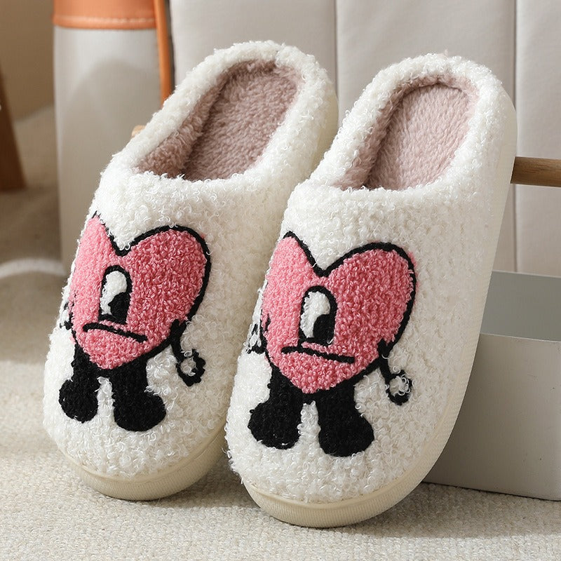 Lovable Thick soled Cartoon Slippers in Home