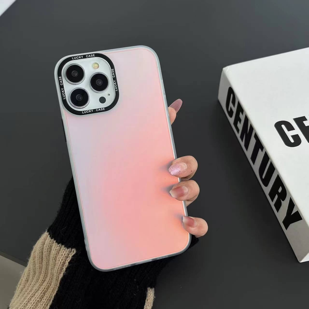 New Arrivals Colorful Laser Frame Hard PC Phone case For iPhone 15 pro Shining Laser Bumper Phone Case For iPhone 14 pro max 13
