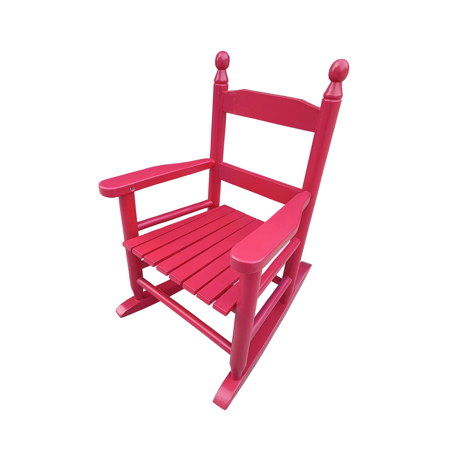 Children's rocking red chair- Indoor or Outdoor -Suitable for kids-Durable Solid Wood
