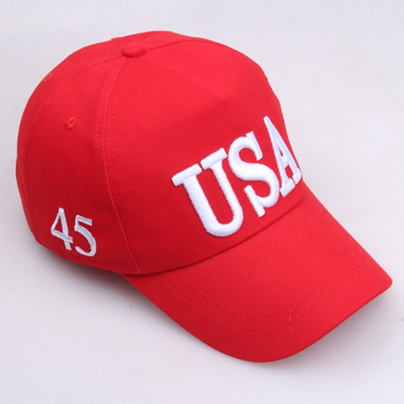 Trump baseball cap Amazon best seller Trump hat US election 3D embroidery USA hat logo embroidery