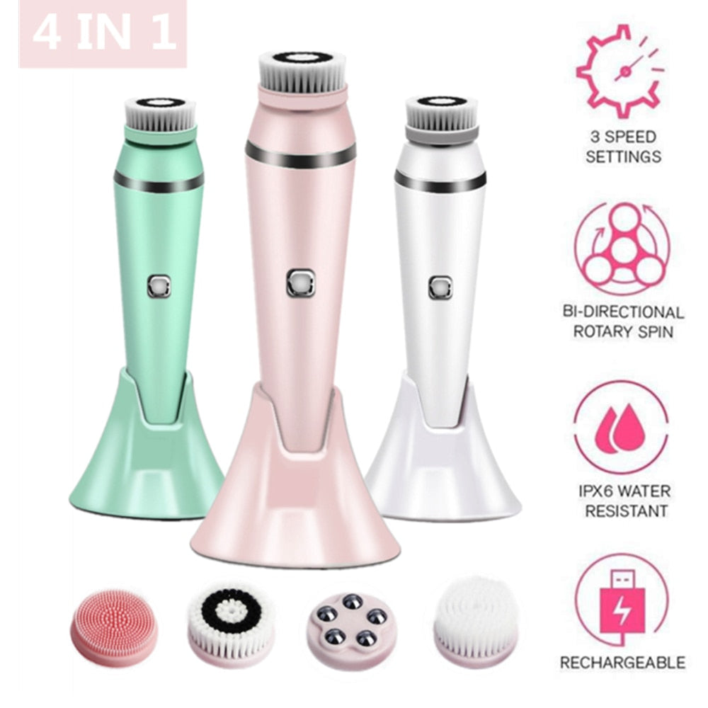 4 IN 1 Electric Face Deep Cleansing Brush
