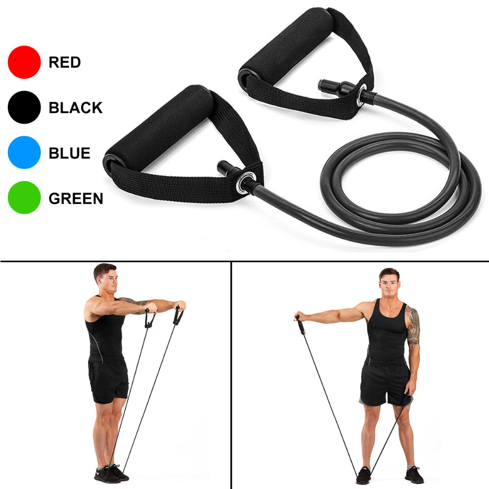 Elastic Resistance Bands Fitness Workout Exercise