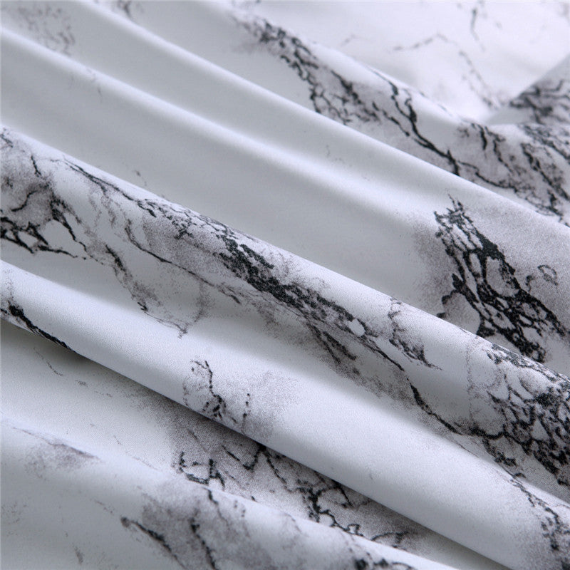 Modern Marble Printed Bedding Set