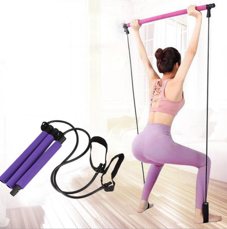 Fitness Pilates Bar Kit with Resistance