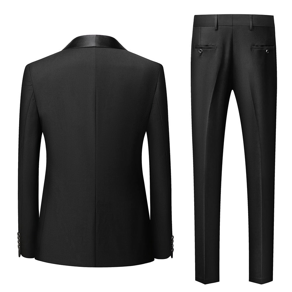 New Grooms men Men Wedding Suits Shawl Lapel Groom Tuxedos