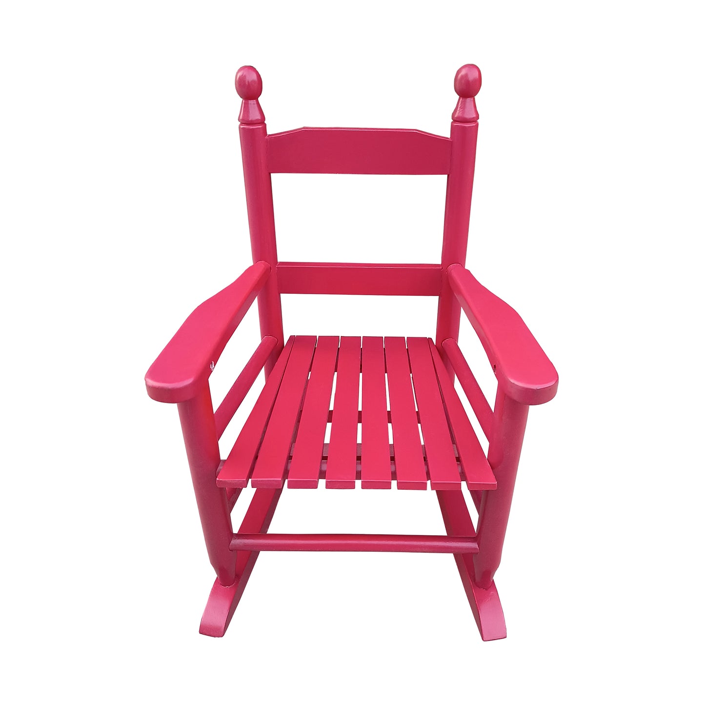Children's rocking red chair- Indoor or Outdoor -Suitable for kids-Durable Solid Wood