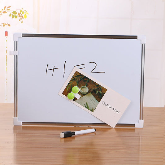Creative Double-Sided Magnetic Whiteboard With Magnetic Sticker Whiteboard Pen Children Students Metal Writing Message Drawing Board