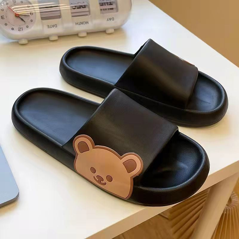 Cute Bear Bathroom Slippers