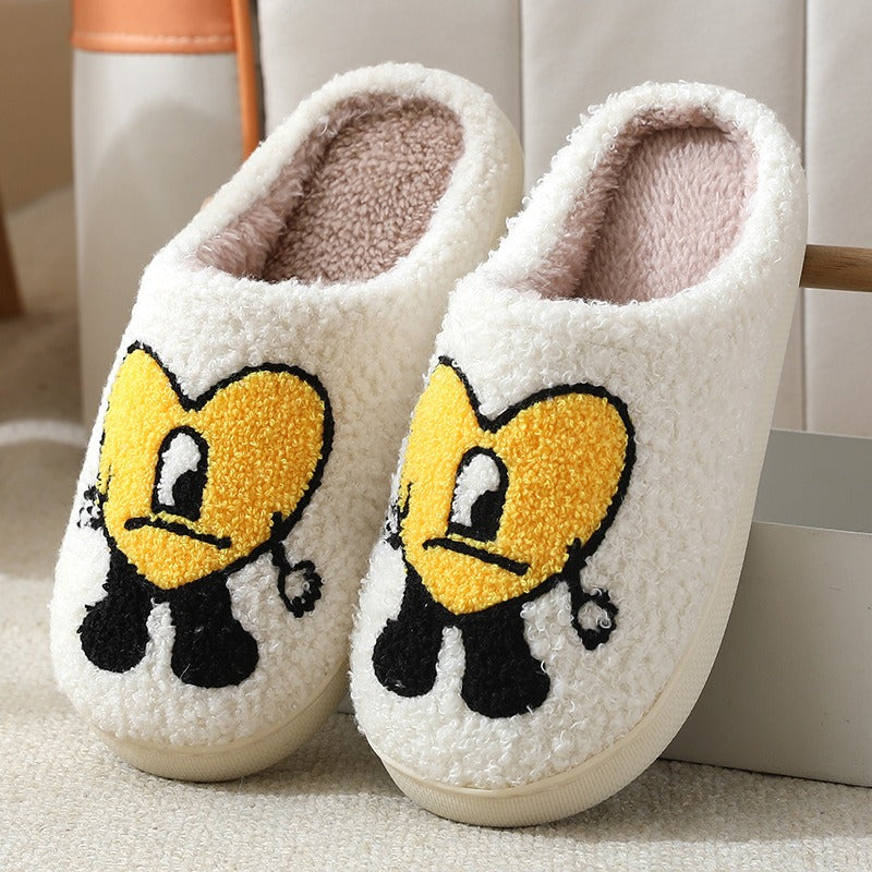 Lovable Thick soled Cartoon Slippers in Home