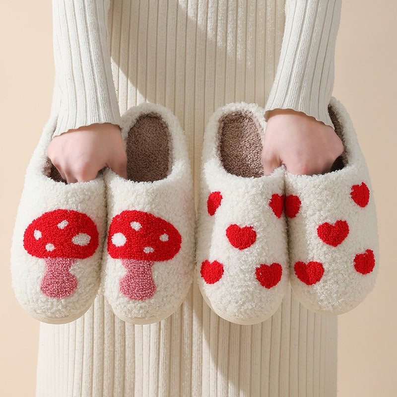 Love Style Indoor and Outdoor Warm Slippers