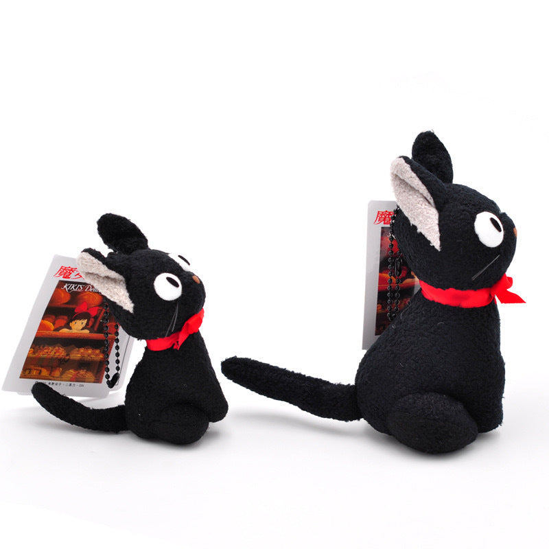 Witch's Home Delivery: Little Black Cat Plush Toy Pendant Doll