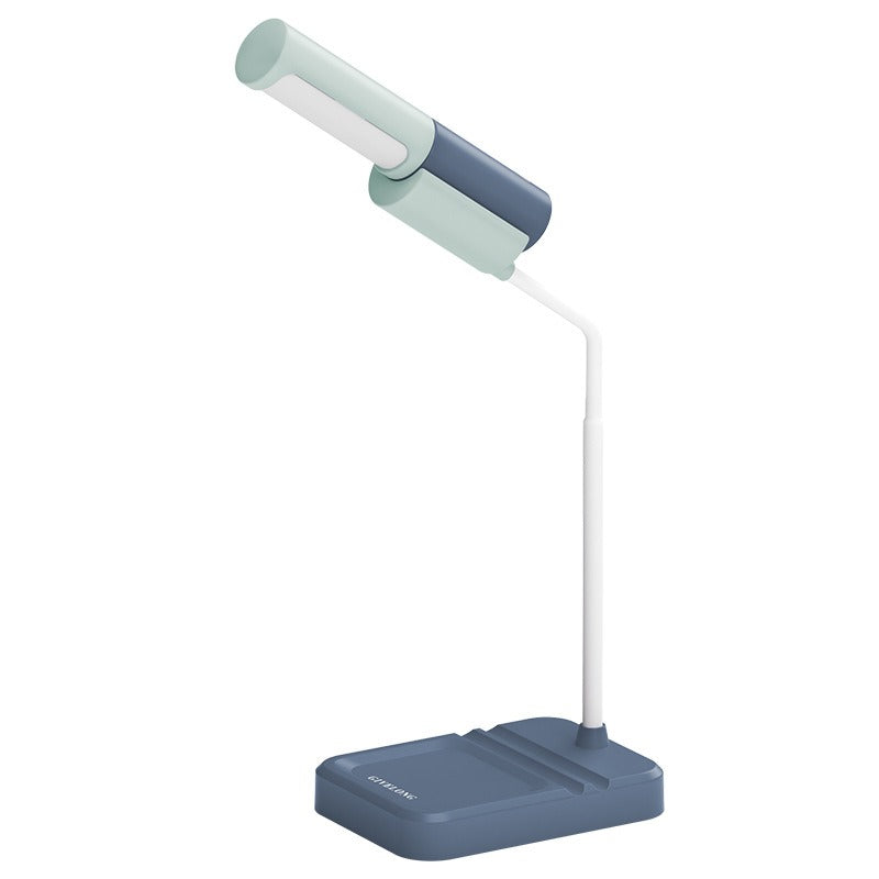 New LED Simple Eye Protection Desk Lamp USB Rechargeable Infinitely Variable Light Student Reading Desktop Small Desk Lamp