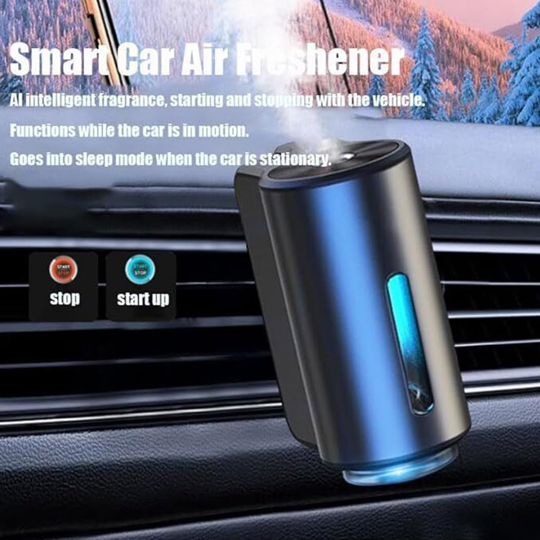 Smart Car Air Freshener Diffuser, Smart Car Air Freshener With Three Adjustable, Aromatizante para Carro Inteligente Intelligent