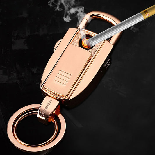 Cigarette Lighter Men Keychain
